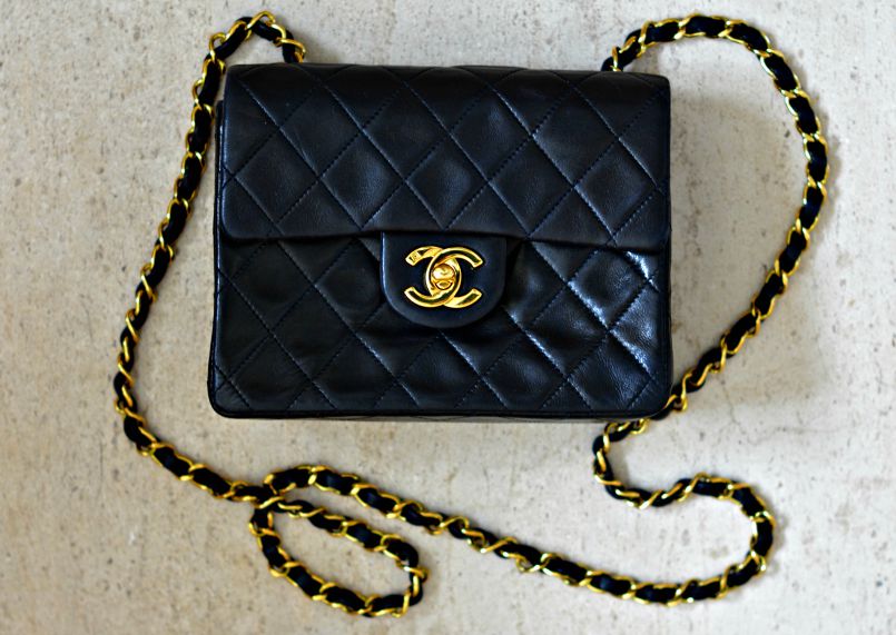 chanel large top handle flap bag