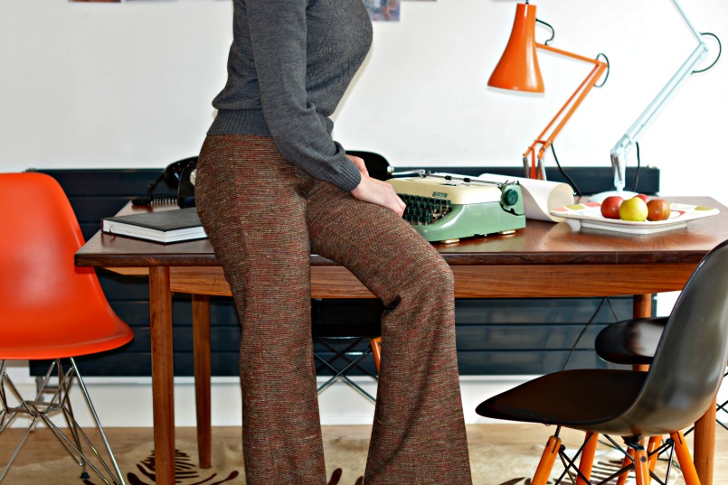 See by Chloe owl knit jumper | Vanessa Bruno wool wide leg trousers