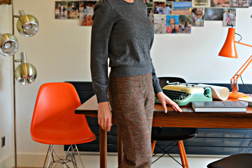 See by Chloe owl knit jumper | Vanessa Bruno wool wide leg trousers