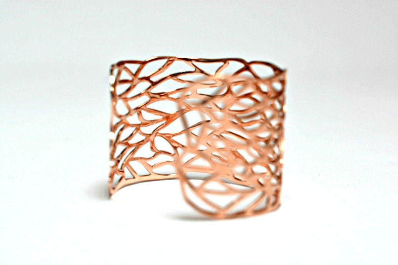 Eternal Collection Vogue Rose gold tone bangle