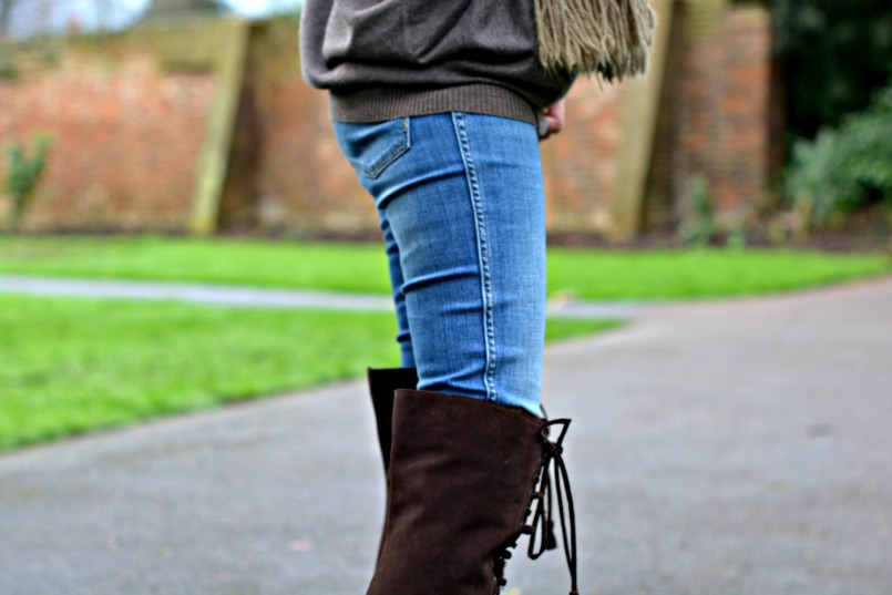 AllSaints Stepney over the knee boots