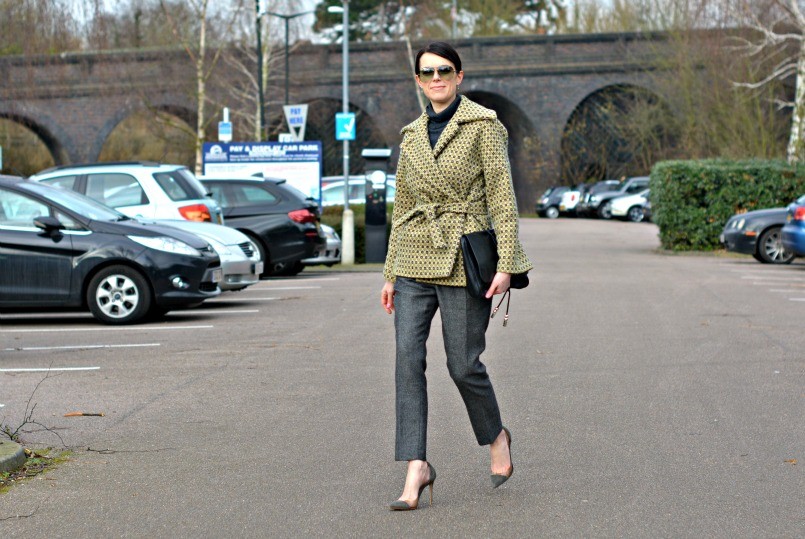 Boden jumper | Boden belt |Raoul clutch | Salt coat | Jack Wills trousers