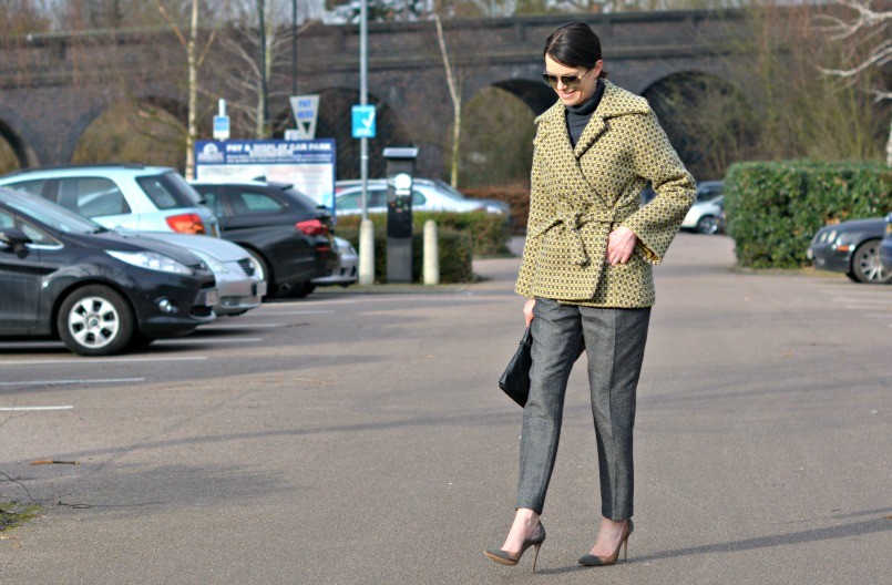 Boden jumper | Boden belt |Raoul clutch | Salt coat | Jack Wills trousers