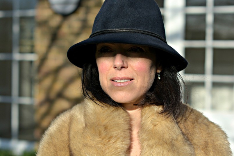 Laura Ashley Trilby | Zara fur stole