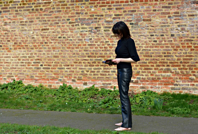 how to style leather trousers over 40|Jigsaw leather trousers
