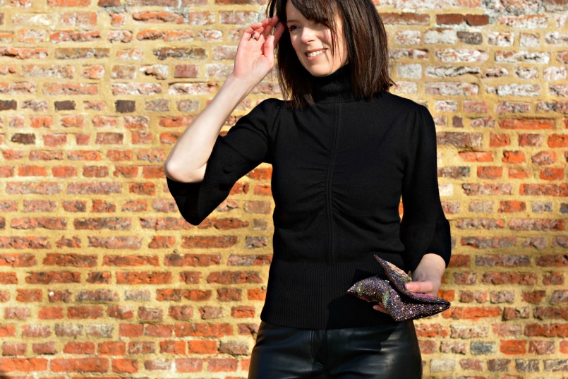 how to style leather trousers over 40|Jigsaw leather trousers