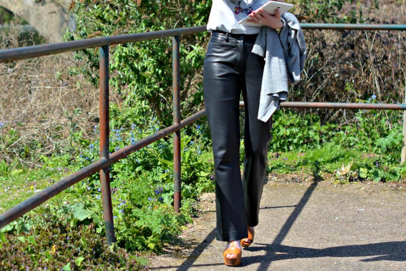 how to wear leather trousers over 40
