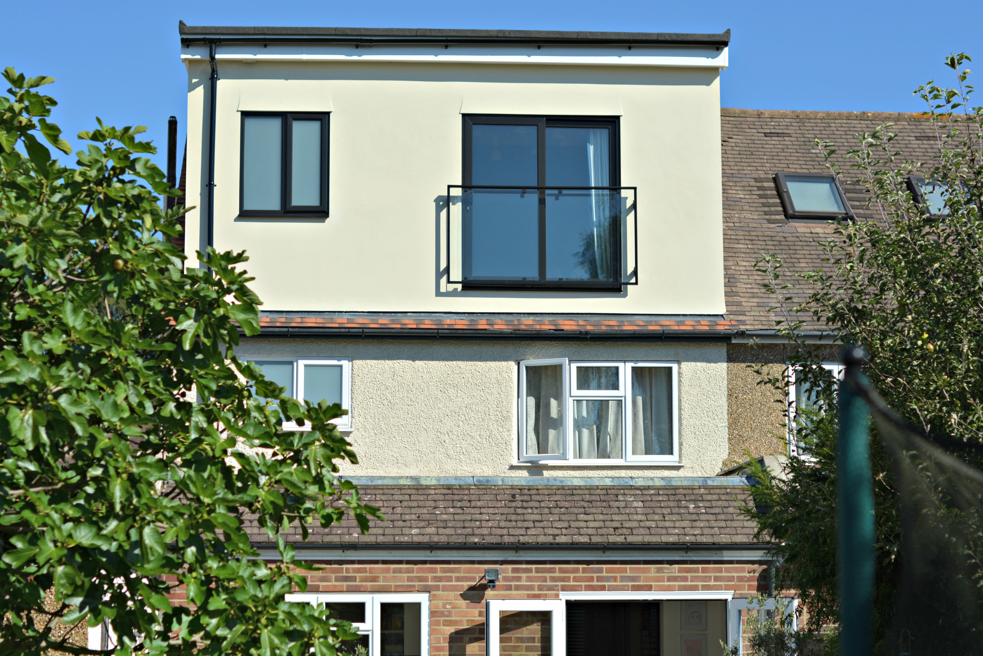 completed loft exterior of 1940s semi