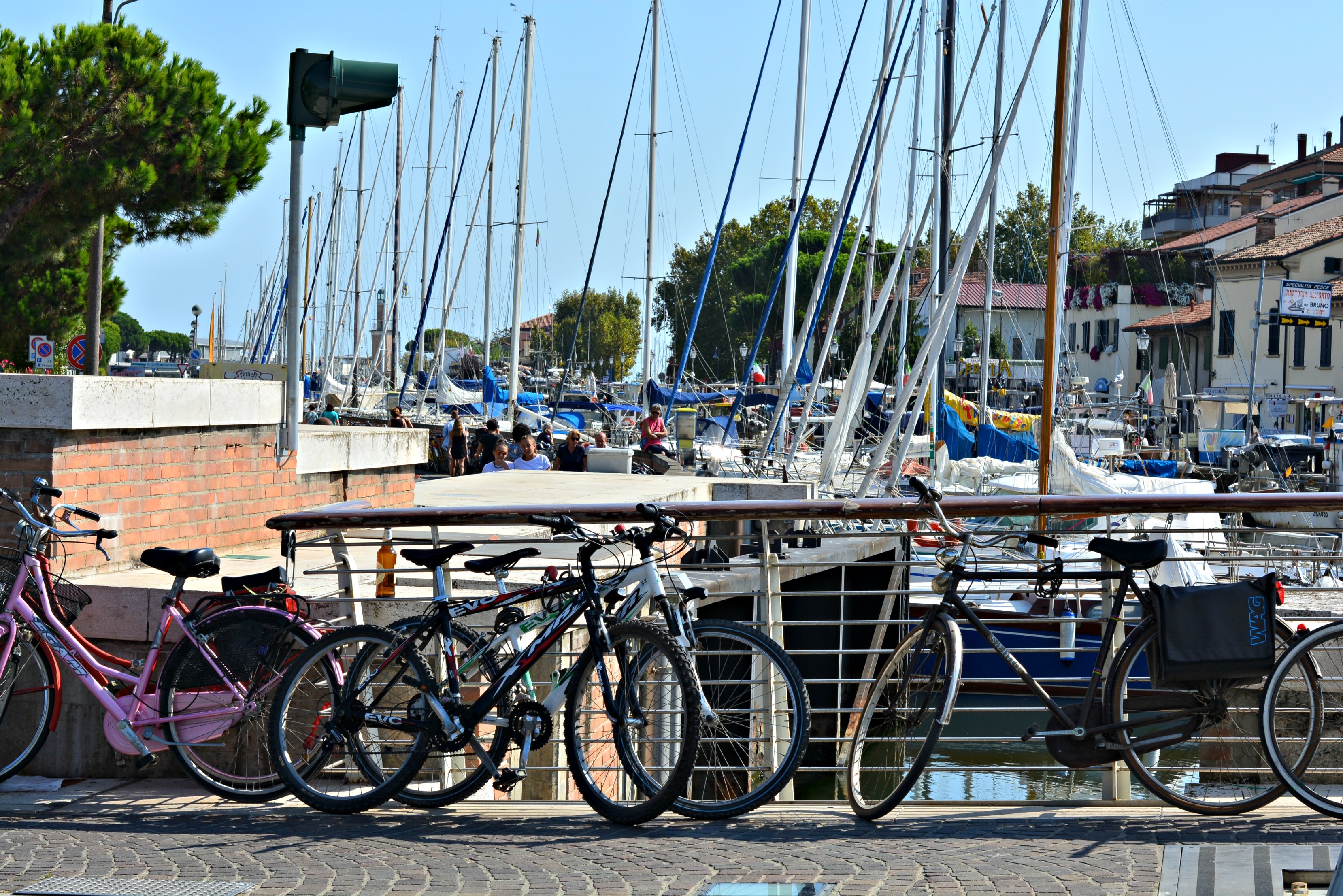 Cervia bikes & boats on the Adriatic