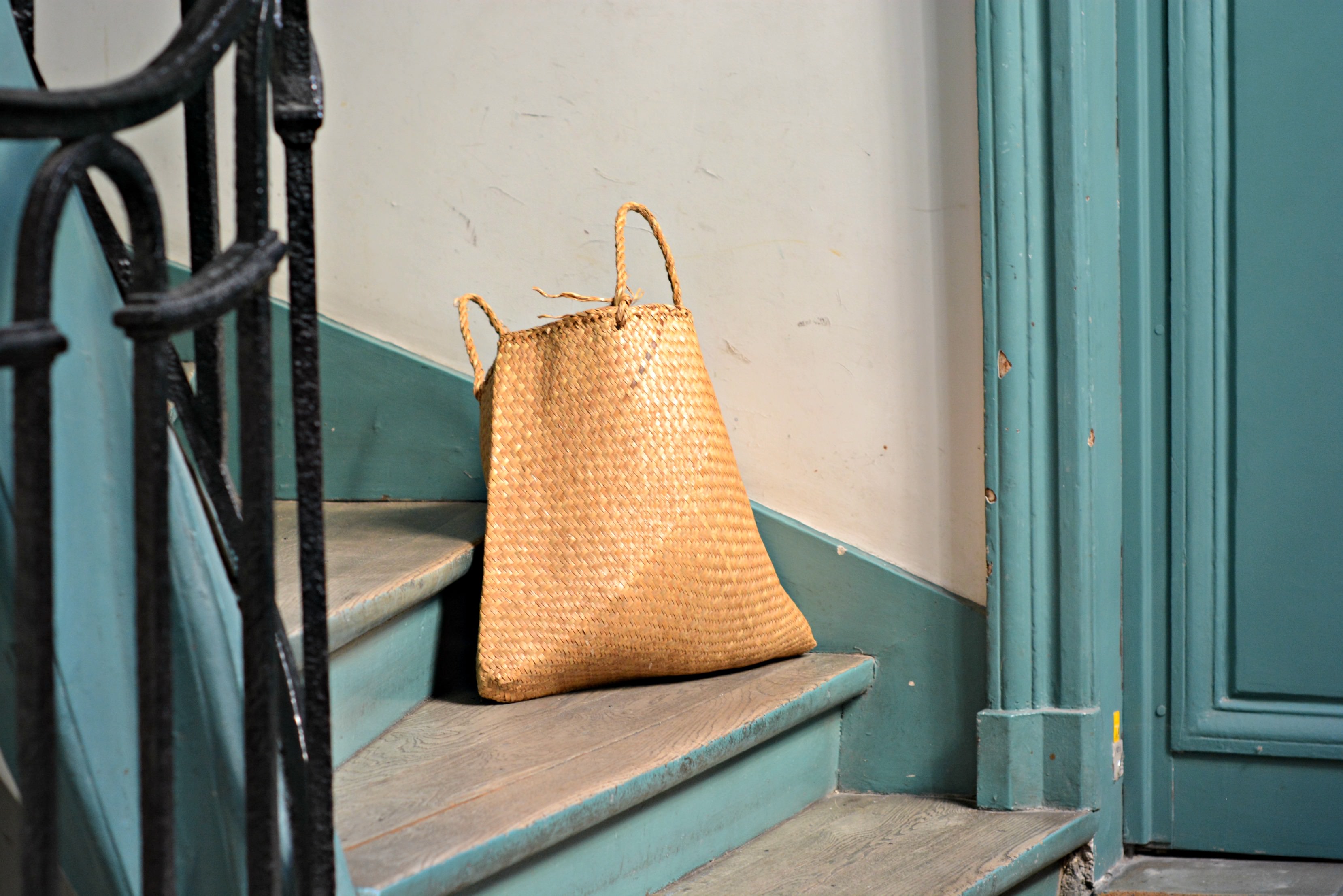 raw basket is perfect for shopping in Paris