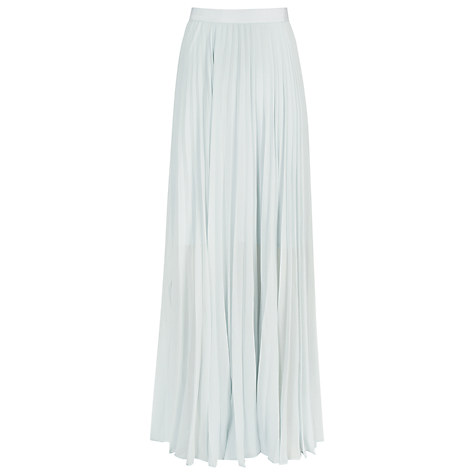 Reiss light blue maxi skirt