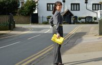 yellow jaeger statement handbag