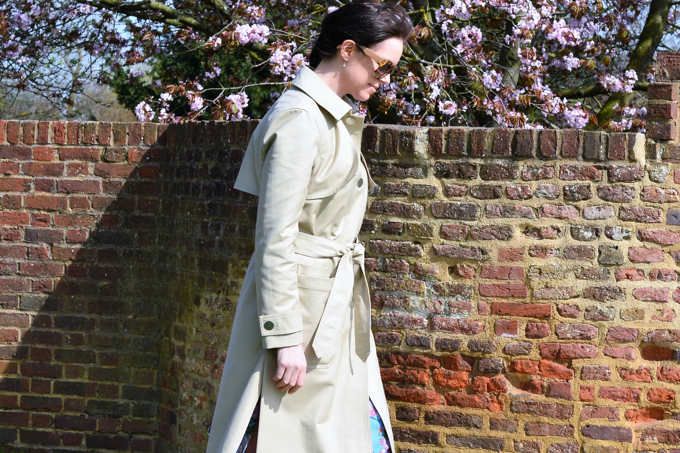Marks and Spencer sand trench coat