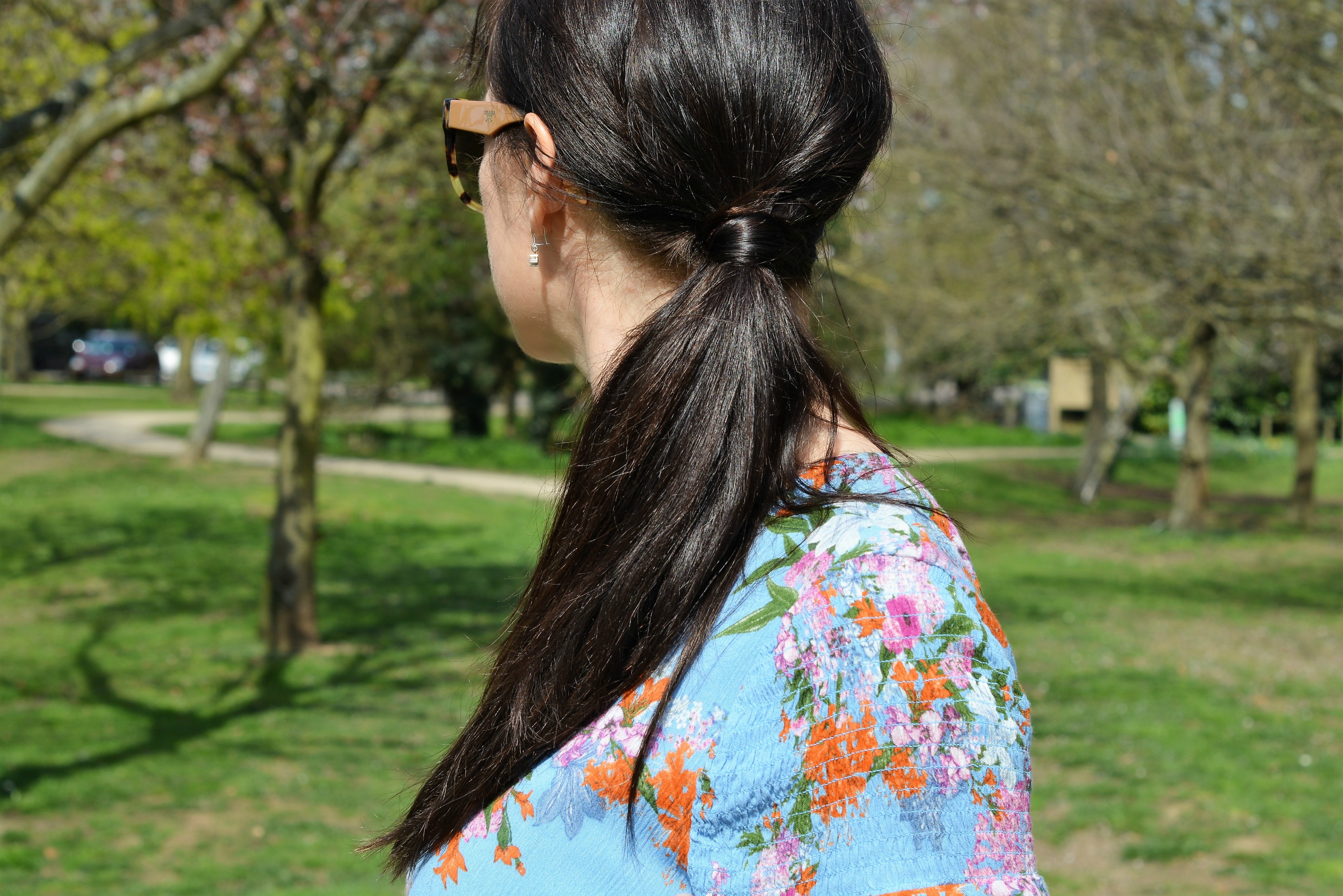 long hair side pony tail for women over 40