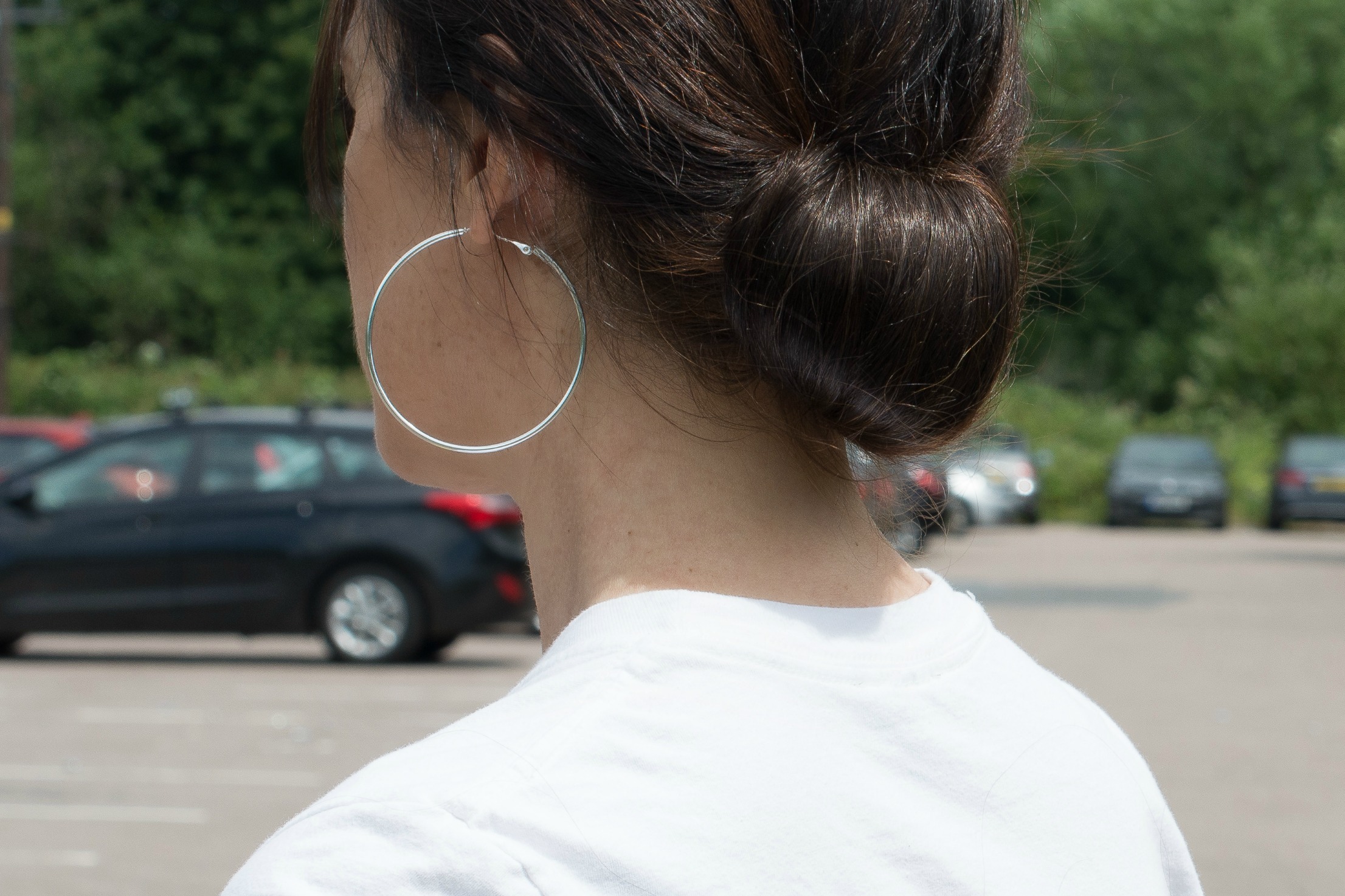 low chignon hair bun