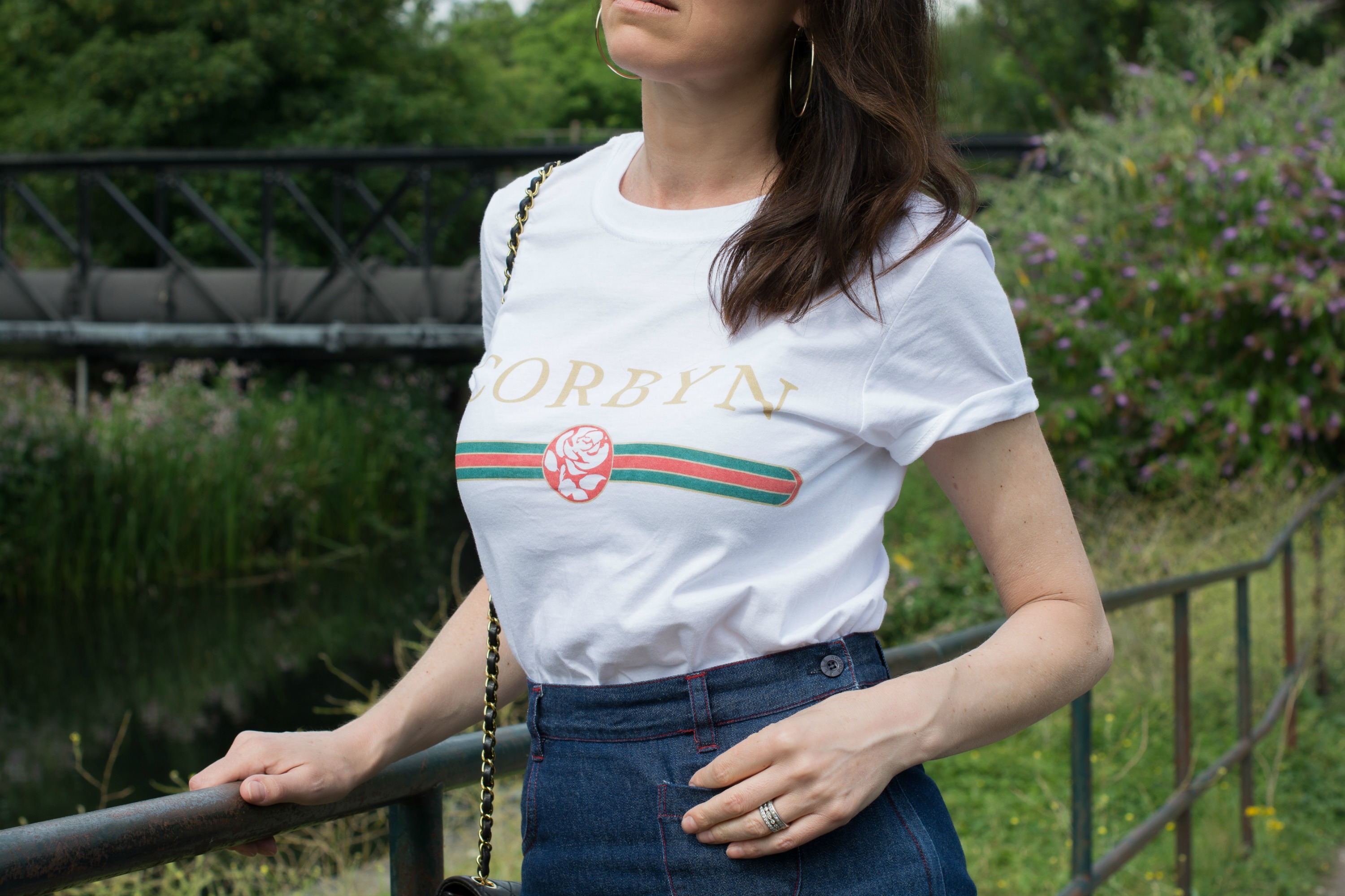 political-slogan-t-shirt-denim-skirt-fashion-retrochicmama