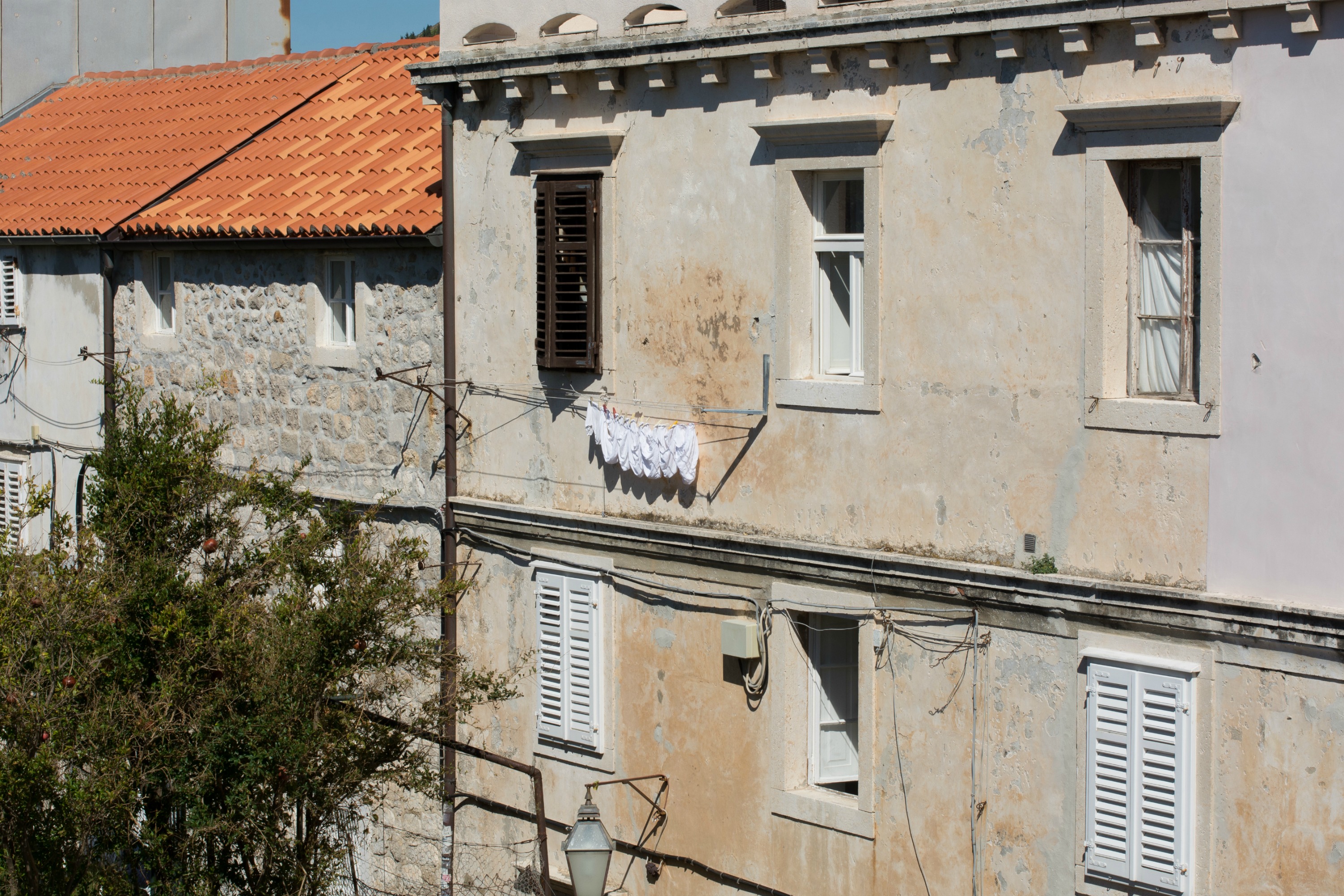 Dubrovnik city break clothesline 