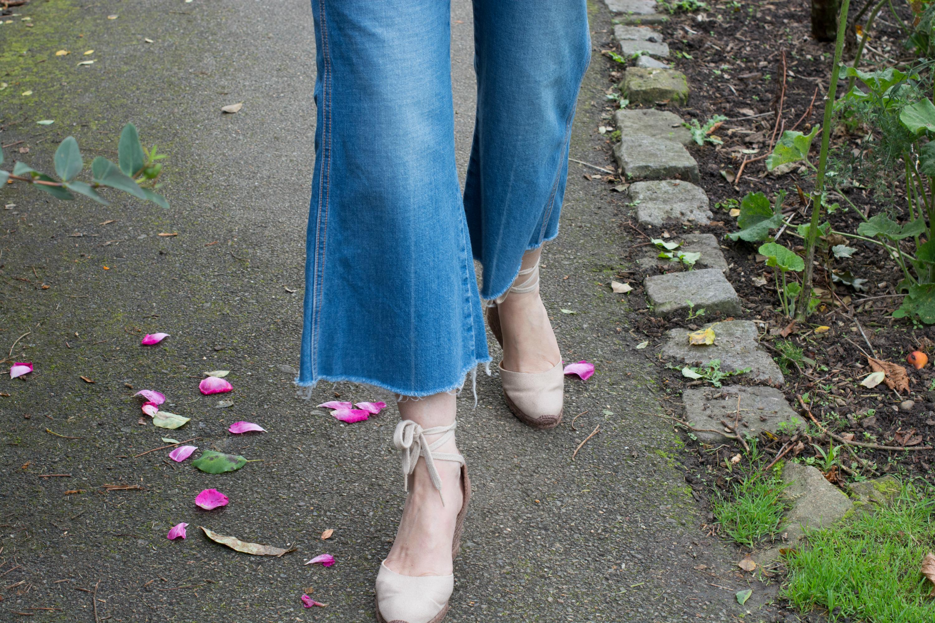 castaner beige espadrilles in autumn