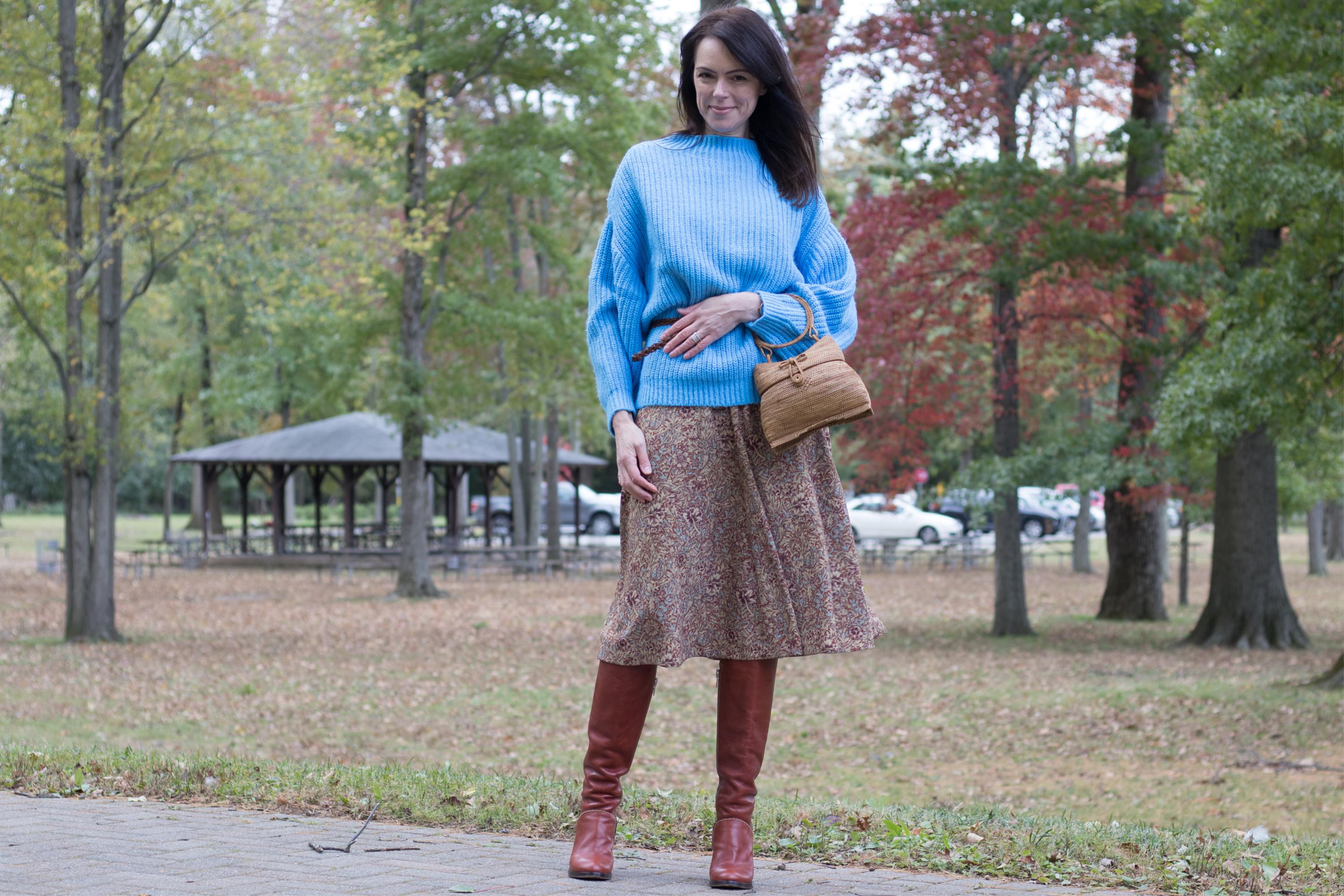 blue-and-brown-for-fall-mago-chunky-knit-jumper