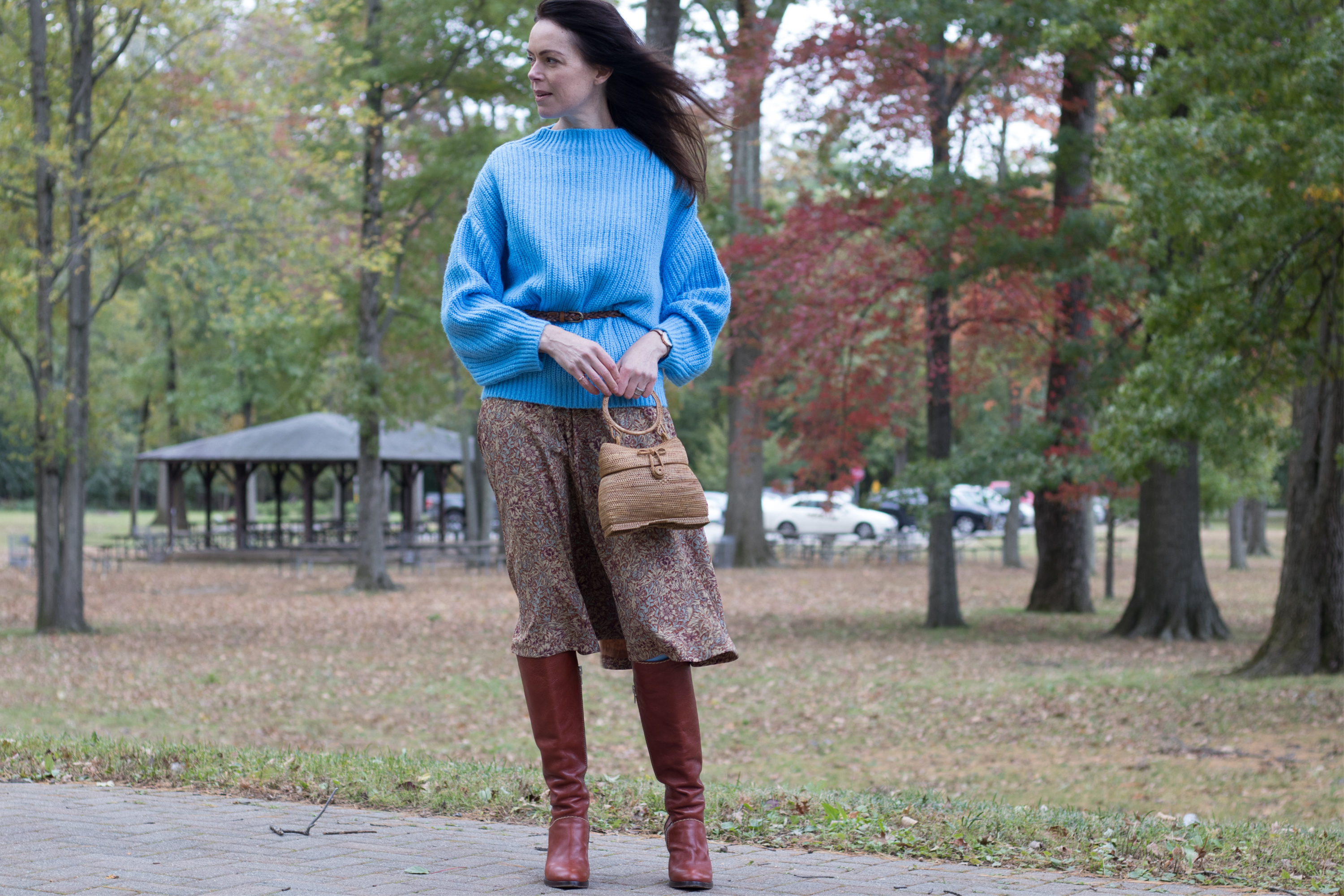blue-and-brown-for-fall-mago-chunky-knit-jumper