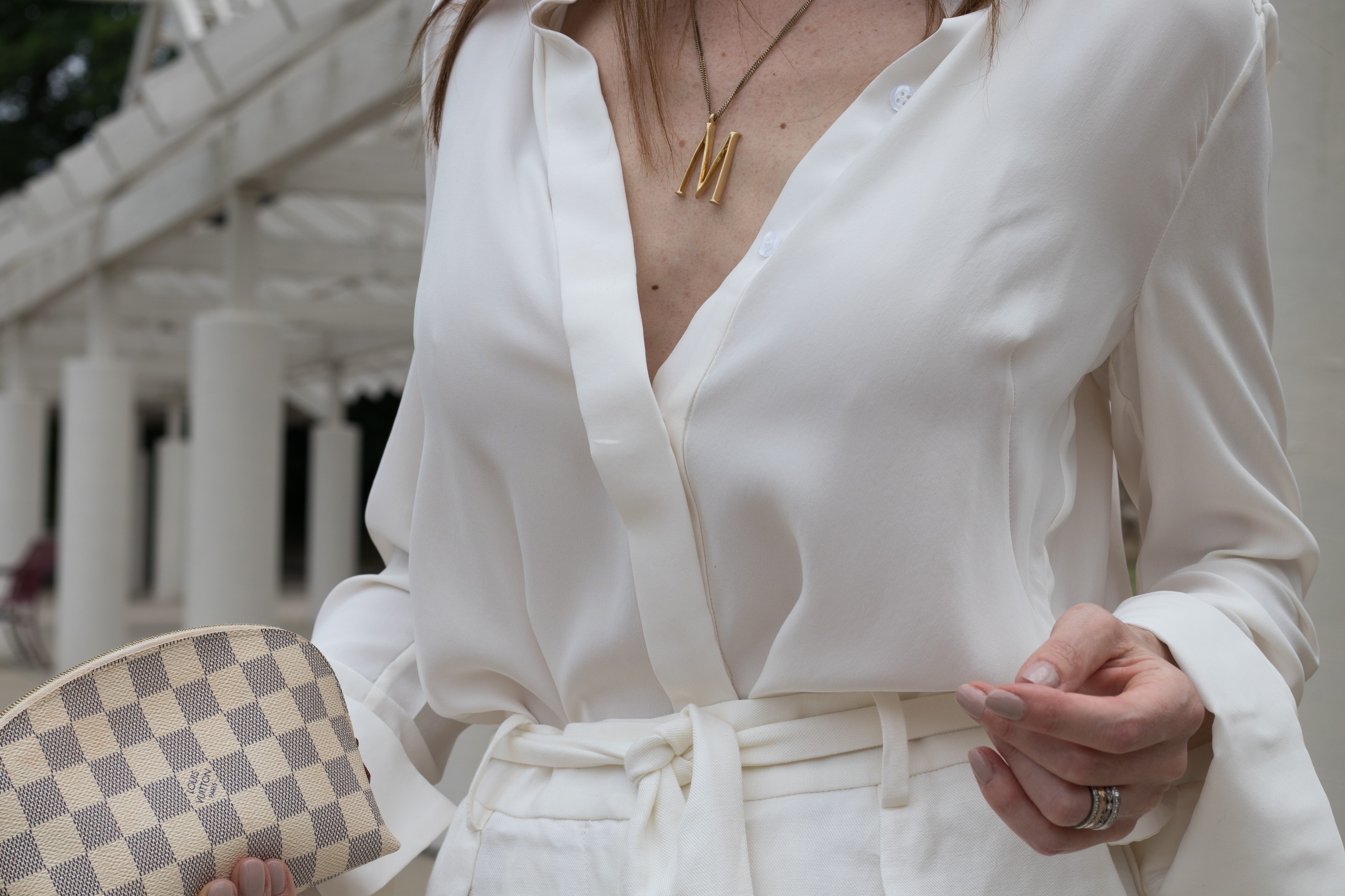 white-silk-blouse-with-white-linen-pants