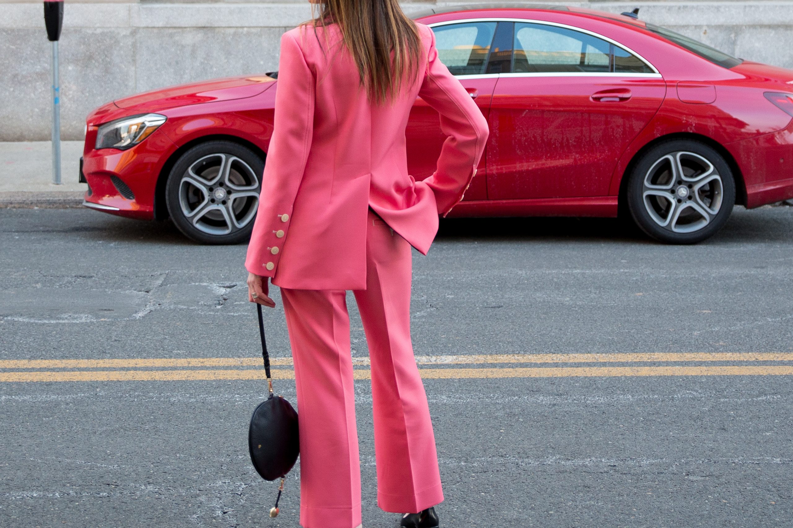 sustainable-brands-stine-goya-pink-pants-suit-rixo-leopard-blouse