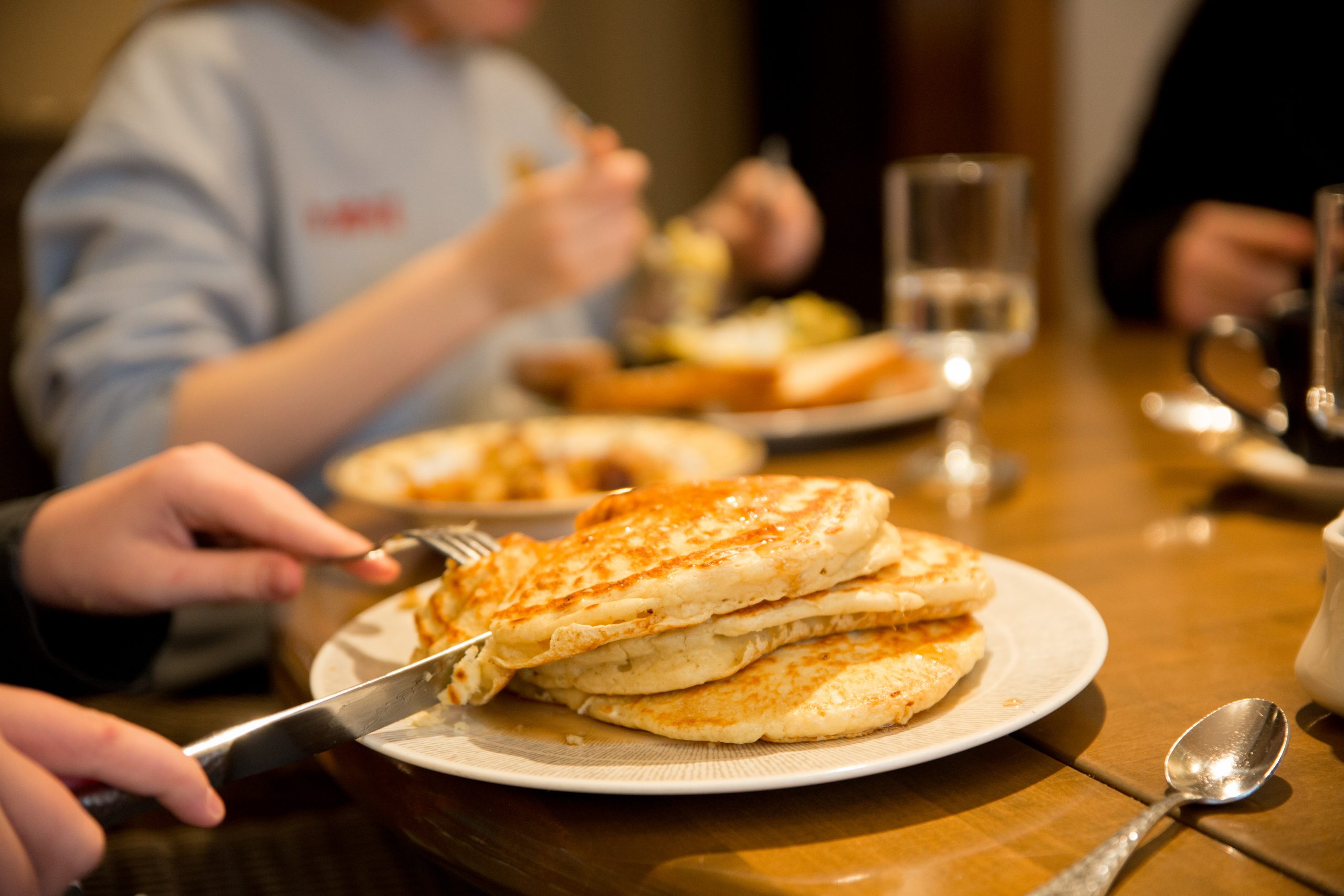 mouth-watering pancake stack